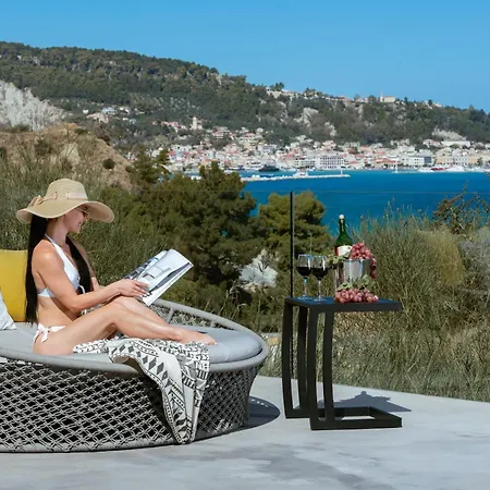 Villa Sueno Luxury Villa, In 180 Iconic Sea View Argassi