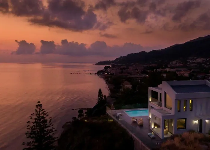 וילה Sueno Luxury Villa, In 180 Iconic Sea View ארגאסי