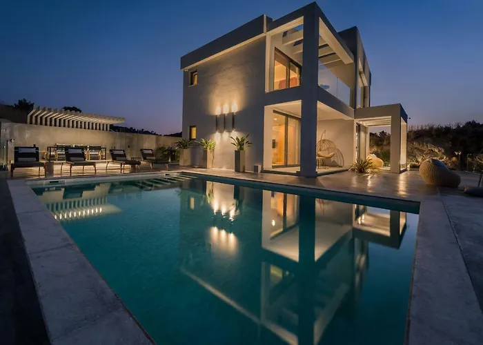 Sueno Luxury Villa, In 180 Iconic Sea View ארגאסי